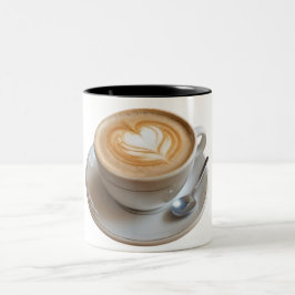 Caneca De Café Em Dois Tons Mata de café de dois tons