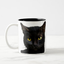 Mata de café preto engraçada Mata de café Cortada