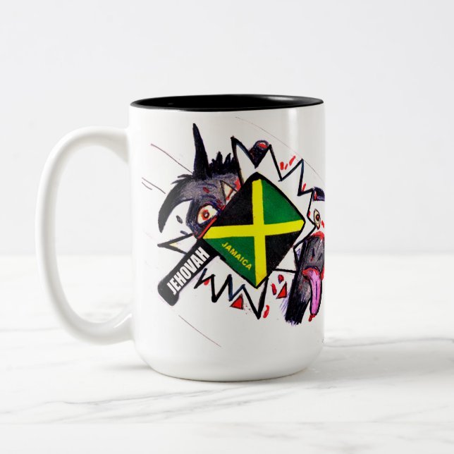 Caneca De Café Em Dois Tons MATAR GOAT Mug (Esquerda)