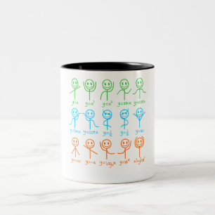 Caneca De Café Em Dois Tons Matemática da Equação de Dança do Professor de