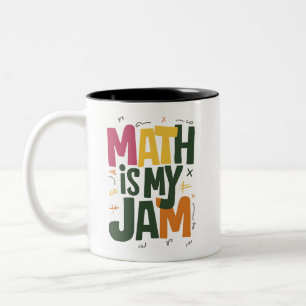 Caneca De Café Em Dois Tons Matemática Groovy é Minha Paixão Primeiro Dia de V