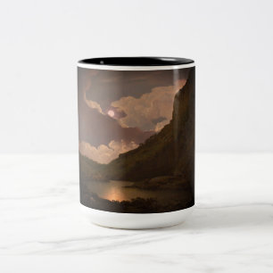 Caneca De Café Em Dois Tons Matlock Tor by Moonlight