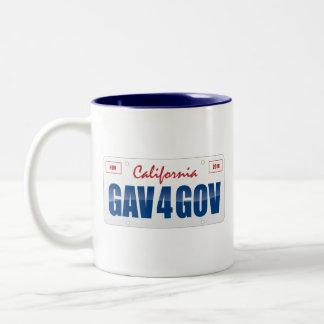 Caneca De Café Em Dois Tons Matrícula de Gav 4 Gov