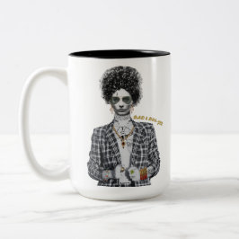 Caneca De Café Em Dois Tons Mau e Boo-jee