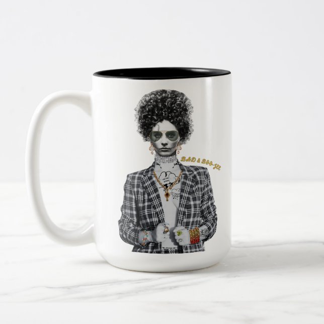 Caneca De Café Em Dois Tons Mau e Boo-jee (Esquerda)