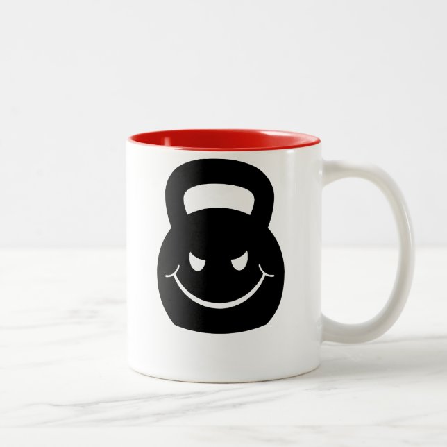 CANECA DE CAFÉ EM DOIS TONS MAU KETTLEBELL SMIRKING (Direita)
