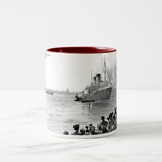 Caneca De Café Em Dois Tons Mauretania 2 (Centro)