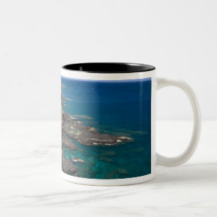 Caneca De Café Em Dois Tons Maurícia, Maurícia Ocidental, Belle Vue, Oceano