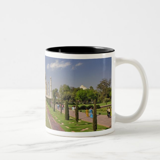 Caneca De Café Em Dois Tons Mausoléu do Taj Mahal / Agra, Índia 2 (Direita)