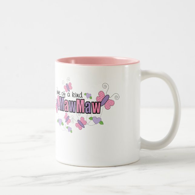 Caneca De Café Em Dois Tons MawMaw Única (Direita)
