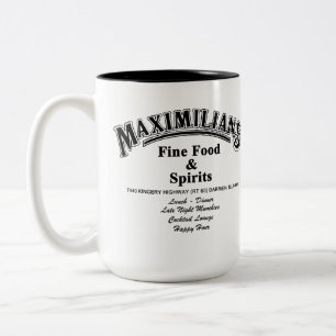 Caneca De Café Em Dois Tons Maximilian's Fine Comidas & Spirits, Darien, Illin