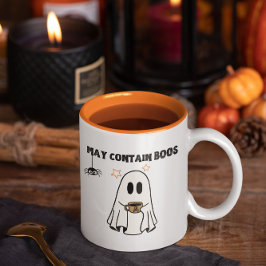 Caneca De Café Em Dois Tons May Contain Boos
