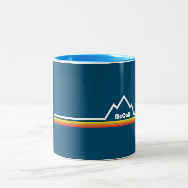 Caneca De Café Em Dois Tons McCall Idaho (Centro)