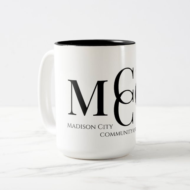 CANECA DE CAFÉ EM DOIS TONS MCCO  (Frente Esquerda)