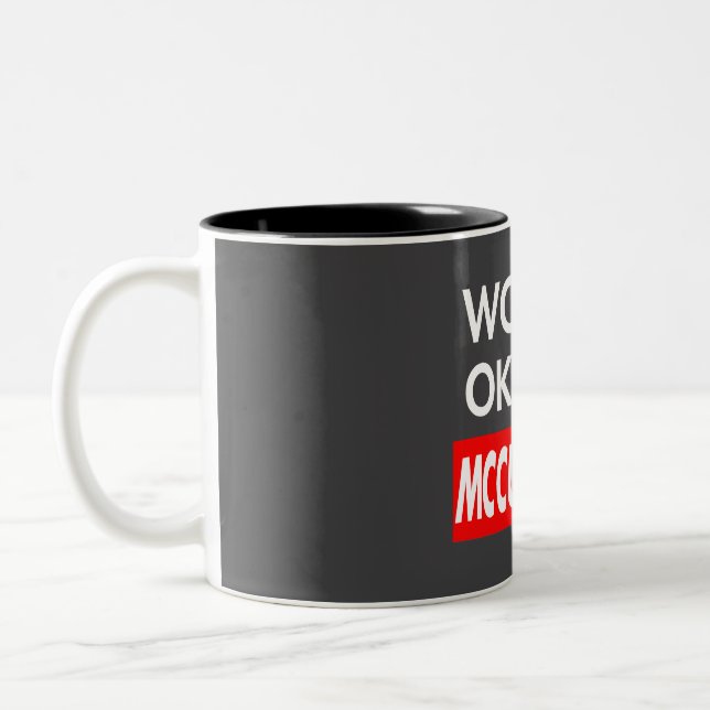 Caneca De Café Em Dois Tons Mccullough, o Mccullough (Esquerda)