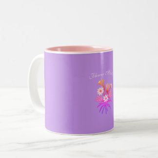 Caneca De Café Em Dois Tons Meadow Flowers Embroidery – Botanical Fantasy Cozy