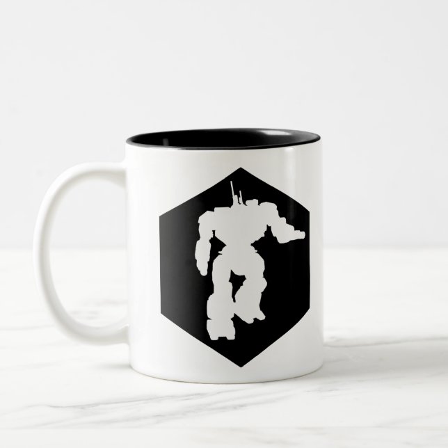 Caneca De Café Em Dois Tons Mech Mug Pesado (Esquerda)
