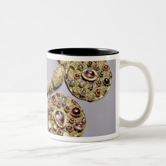 Caneca De Café Em Dois Tons Medalhões 'de Collar Barmy (Direita)