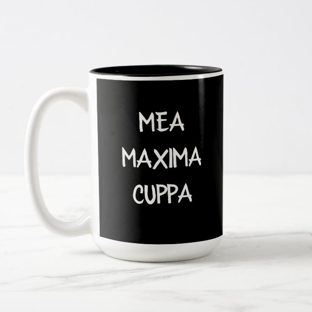 Caneca De Café Em Dois Tons Média Latina Tradicional (Máxima Cuppa) (Esquerda)