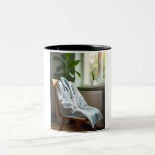 Caneca De Café Em Dois Tons Médico: Casaco branco e Stethoscope Mug