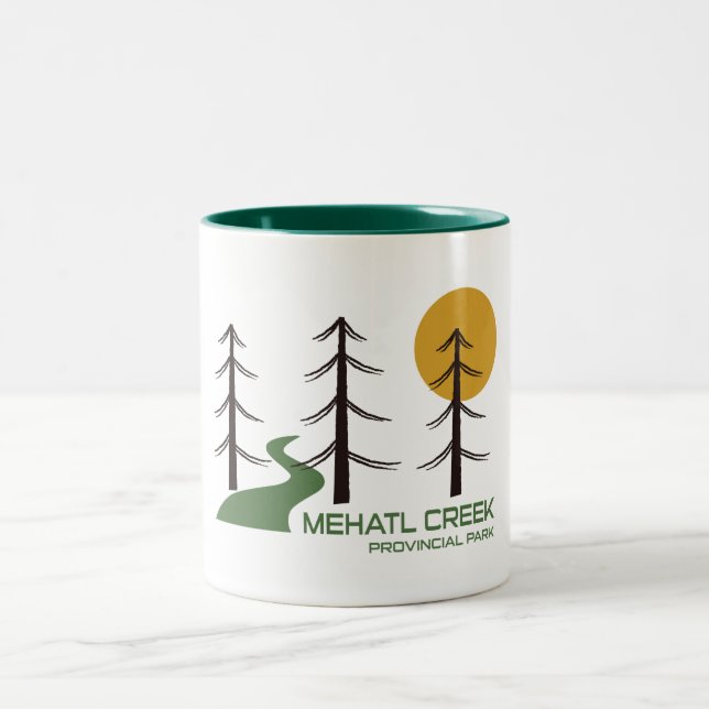Caneca De Café Em Dois Tons Mehatl Creek Provincial Park (Centro)