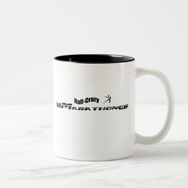 CANECA DE CAFÉ EM DOIS TONS MEIO MARATHONER (Direita)