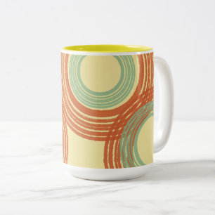 Caneca De Café Em Dois Tons Meio século Modern Mugs