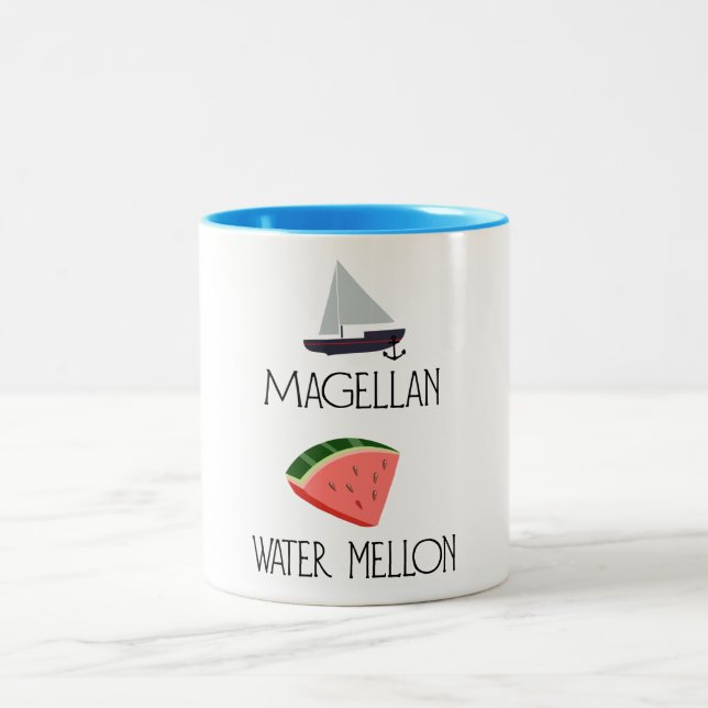 Caneca De Café Em Dois Tons Melão de Água Magalhães (Centro)