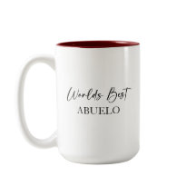 Melhor Abuelo e Mug Personalizado Mais Amado do Mu