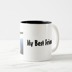 Caneca De Café Em Dois Tons Melhor amigo do German shepherd