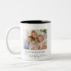 Caneca De Café Em Dois Tons Melhor Avó de Sempre Presente para Avó Foto
