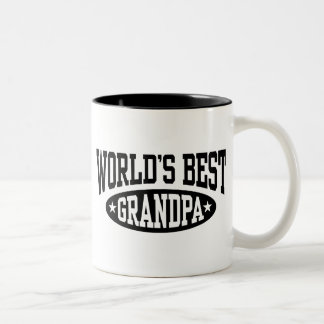 Caneca De Café Em Dois Tons Melhor Avô do Mundo