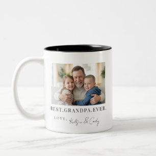 Caneca De Café Em Dois Tons Melhor Avô do Mundo Presente do Dia dos Pais Foto