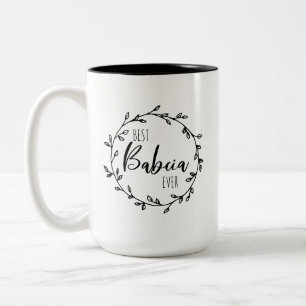 Caneca De Café Em Dois Tons Melhor Babcia de Todos
