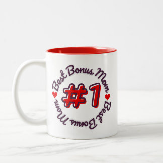 Caneca De Café Em Dois Tons Melhor Bônus - mãe - Dia de as mães nº 1