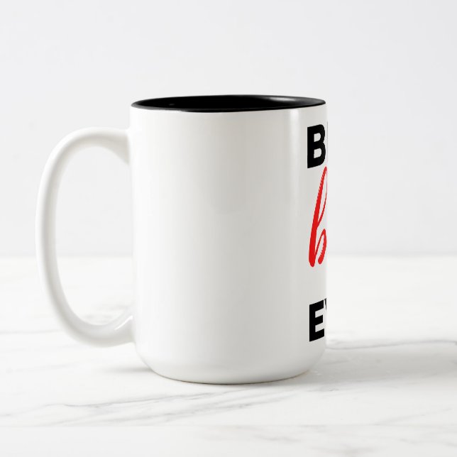 Caneca De Café Em Dois Tons Melhor Chefe Ever 2 (Esquerda)