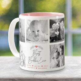 Caneca De Café Em Dois Tons Melhor Colagem de Fotografias do Script 8 Moderno