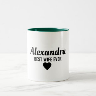 Caneca De Café Em Dois Tons Melhor Esposa