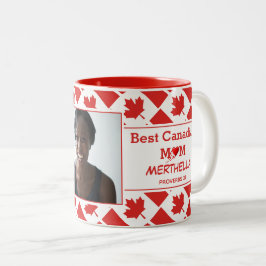 Caneca De Café Em Dois Tons MELHOR Foto de MÃE CANADIANA