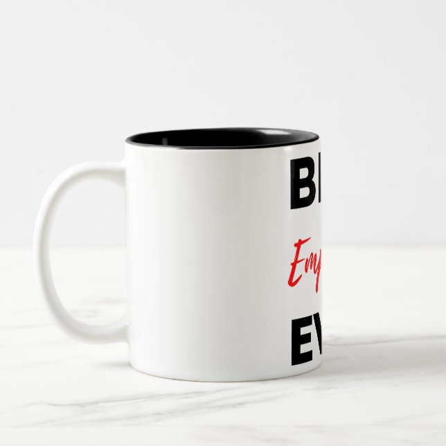 Caneca De Café Em Dois Tons Melhor Funcionário Do Ano 2 (Esquerda)