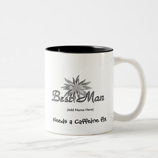 Caneca De Café Em Dois Tons Melhor Homem (Direita)