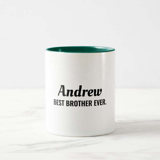 Caneca De Café Em Dois Tons Melhor Irmão (Centro)