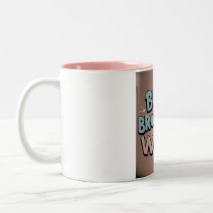 Caneca De Café Em Dois Tons Melhor Irmão do Mundo