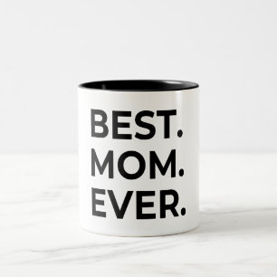 Caneca De Café Em Dois Tons Melhor Mãe De Sempre, Te Amo Mãe, Dia de as mães P
