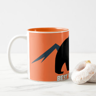 Caneca De Café Em Dois Tons Melhor Mãe de Todos os tempos - Lata de Café Bonit