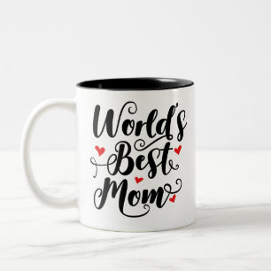 Caneca De Café Em Dois Tons Melhor Mãe do Mundo
