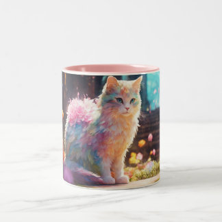 CANECA DE CAFÉ EM DOIS TONS MELHOR MÃE GATO DE TODOS OS MOMENTOS