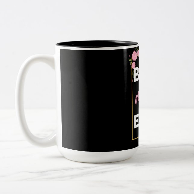 Caneca De Café Em Dois Tons Melhor Mãe Nunca (Esquerda)