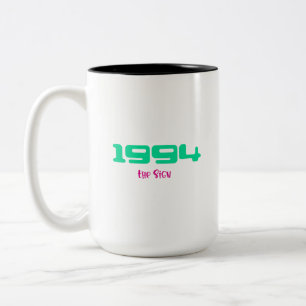 Caneca De Café Em Dois Tons Melhor Música de 1994
