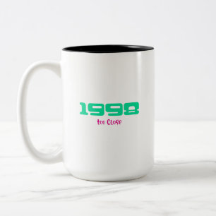Caneca De Café Em Dois Tons Melhor Música de 1998